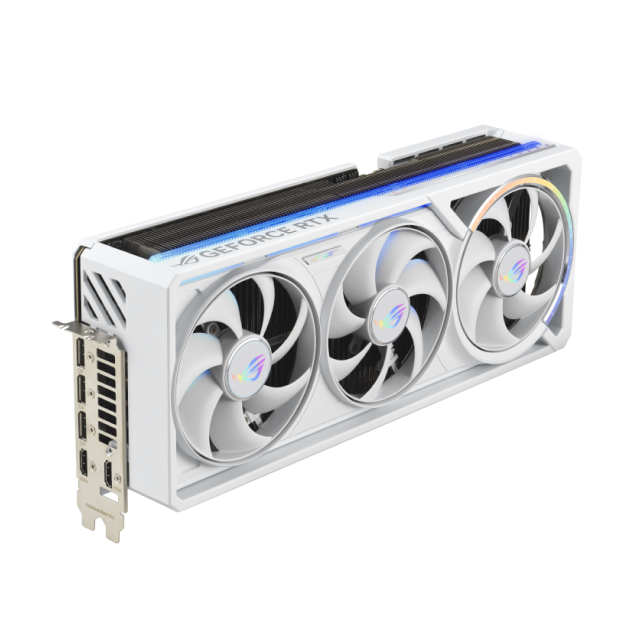 Tarjeta de Video ASUS ROG Astral GeForce RTX 5080 WHITE OC Edition | 16GB GDDR7 | PCI Express 5.0 | 256 Bits | 2 x HDMI / 3 x DisplayPort | ARGB | Blanco | ROG-ASTRAL-RTX5080-O16G-WHITE