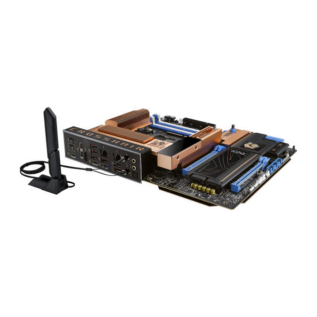 Pre Venta | Tarjeta Madre ASUS ROG Crosshair 2006 | ATX | Socket AM5 | Chipset AMD X870E | 4 x DDR5 (Hasta 256GB) | 1 x HDMI / 2 x USB-C | Wi-Fi 7 | Bluetooth 5.4 | Edición Especial Retro | Negro / Cobre | ROG Crosshair 2006