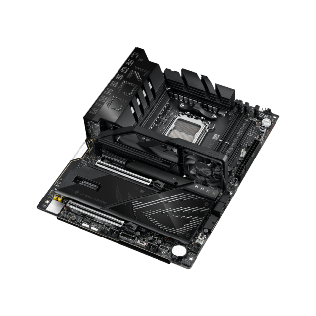 Tarjeta Madre ASUS ROG Crosshair X870E APEX | ATX | Socket AM5 | Chipset AMD X870E | 2 x DDR5 (Hasta 128GB) | 2 x USB-C | Wi-Fi 7 | Bluetooth 5.4 | Negro | ROG CROSSHAIR X870E APEX