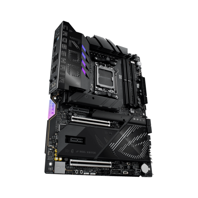 Tarjeta Madre ASUS ROG Crosshair X870E APEX | ATX | Socket AM5 | Chipset AMD X870E | 2 x DDR5 (Hasta 128GB) | 2 x USB-C | Wi-Fi 7 | Bluetooth 5.4 | Negro | ROG CROSSHAIR X870E APEX