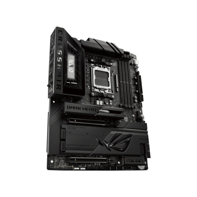 Tarjeta Madre ASUS ROG CROSSHAIR X870E DARK HERO | ATX | Socket AM5 | Chipset AMD X870E | DDR5 (Hasta 192GB) | HDMI | Wi-Fi 7 | Bluetooth 5.4 | Negro | ROG CROSSHAIR X870E DARK HERO