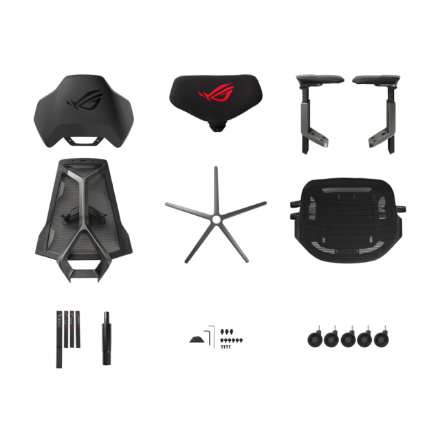 Silla Gamer ASUS ROG DESTRIER | Negro | Con reposabrazos | SL400 ROG DESTRIER/BK/WW// | 90GC0120-MSG010