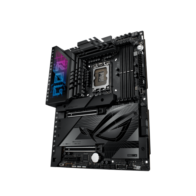 Tarjeta Madre ASUS ROG Maximus Z790 Dark Hero | ATX | LGA1700 | Intel Z790 | DDR5 Hasta 192GB | HDMI / Thunderbolt | Wi-Fi 7 / Bluetooth 5.4 | ROG MAXIMUS Z790 DARK HERO