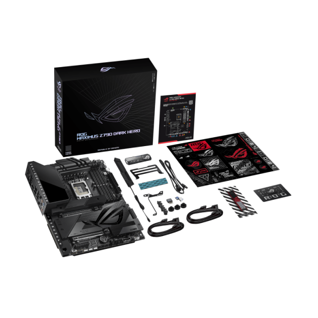 Tarjeta Madre ASUS ROG Maximus Z790 Dark Hero | ATX | LGA1700 | Intel Z790 | DDR5 Hasta 192GB | HDMI / Thunderbolt | Wi-Fi 7 / Bluetooth 5.4 | ROG MAXIMUS Z790 DARK HERO