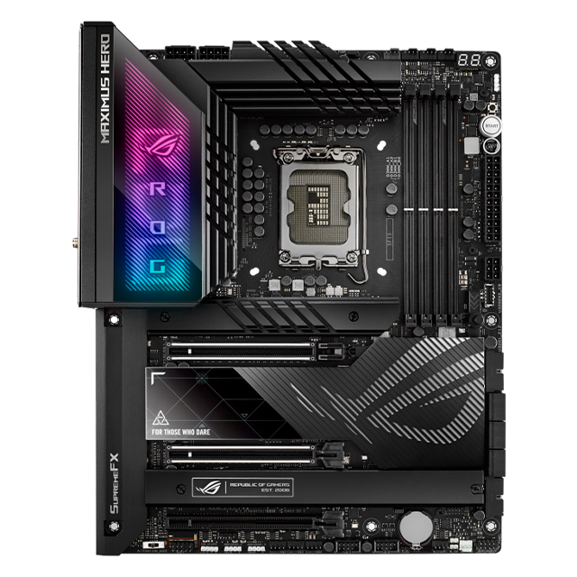 TARJETA MADRE ASUS ROG STRIX ROG MAXIMUS Z790 HERO - ATX LGA1700 DDR5 WIFI 6E BT V5.3 - ROG MAXIMUS Z790 HERO