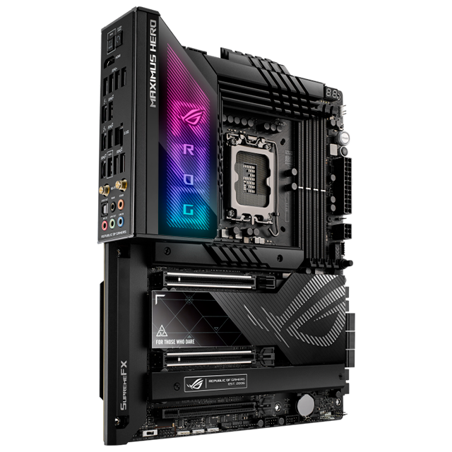 TARJETA MADRE ASUS ROG STRIX ROG MAXIMUS Z790 HERO - ATX LGA1700 DDR5 WIFI 6E BT V5.3 - ROG MAXIMUS Z790 HERO