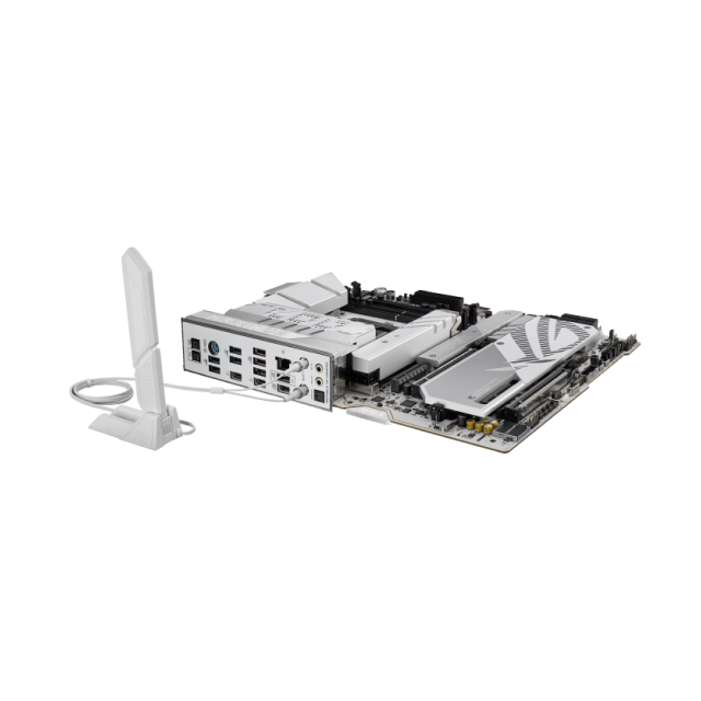 Tarjeta Madre ASUS ROG Maximus Z890 APEX | ATX | Socket LGA 1851 | Chipset Intel Z890 | 2 x DDR5 (Hasta 128GB) | 2 x USB-C | Wi-Fi 7 | Bluetooth 5.4 | RGB | Blanco / Negro | ROG MAXIMUS Z890 APEX