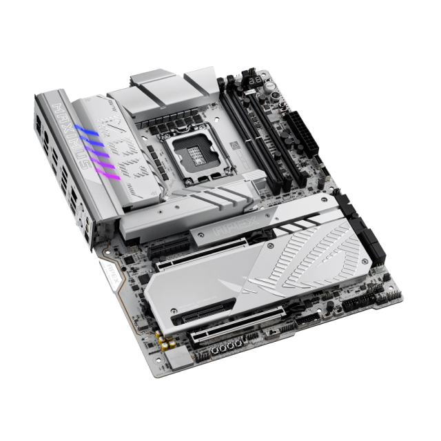 Tarjeta Madre ASUS ROG Maximus Z890 APEX | ATX | Socket LGA 1851 | Chipset Intel Z890 | 2 x DDR5 (Hasta 128GB) | 2 x USB-C | Wi-Fi 7 | Bluetooth 5.4 | RGB | Blanco / Negro | ROG MAXIMUS Z890 APEX