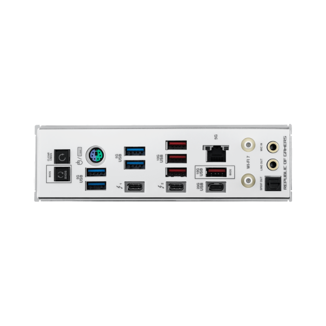 Tarjeta Madre ASUS ROG Maximus Z890 APEX | ATX | Socket LGA 1851 | Chipset Intel Z890 | 2 x DDR5 (Hasta 128GB) | 2 x USB-C | Wi-Fi 7 | Bluetooth 5.4 | RGB | Blanco / Negro | ROG MAXIMUS Z890 APEX