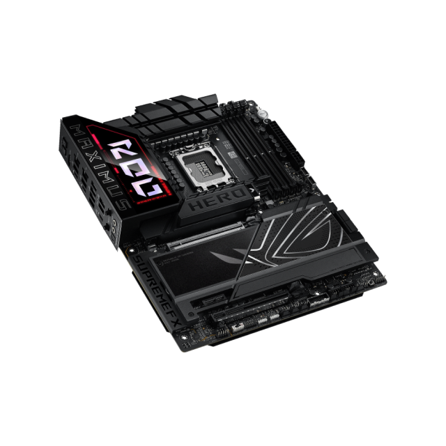 Tarjeta Madre ASUS ROG Maximus Z890 Hero | ATX | LGA1851 | Intel Z890 | DDR5 Hasta 256GB | HDMI / DisplayPort / Thunderbolt | Wi-Fi 7 / Bluetooth v5.4 | ROG MAXIMUS Z890 HERO