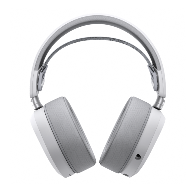 Diadema Inalámbrica ASUS ROG Pelta | Micrófono Unidireccional | Hasta 60 Horas de Batería | 2.4 Ghz / Bluetooth / Dongle y Cable USB-C a USB-A | PC / Mac / PlayStation / Nintendo Switch / iPad / iOS / Móvil | RGB / Aura Sync | Blanco | ROG PELTA/WHT