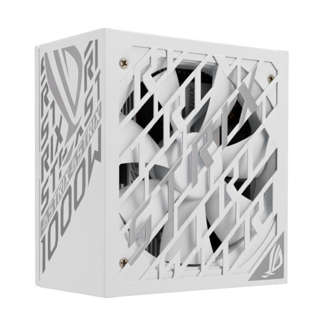 Fuente de Poder ASUS ROG Strix 1000W Platinum | 1000W | 80 Plus Platinum | ATX 3.1 | FULL Modular | Blanco | ROG-STRIX-1000P-GAMING-WHITE