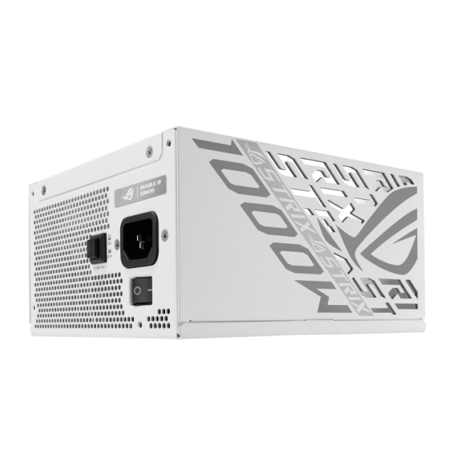 Fuente de Poder ASUS ROG Strix 1000W Platinum | 1000W | 80 Plus Platinum | ATX 3.1 | FULL Modular | Blanco | ROG-STRIX-1000P-GAMING-WHITE