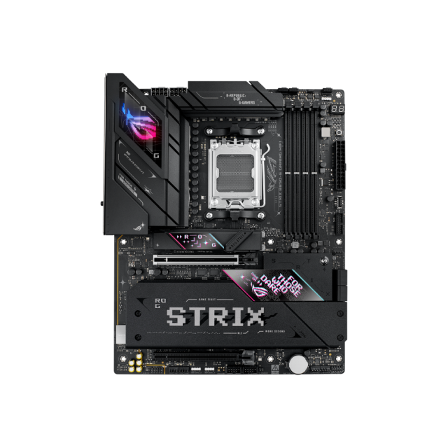 Tarjeta Madre ASUS ROG STRIX B850-E GAMING WIFI | ATX | Socket AM5 | AMD B850 | RAM DDR5 192GB(Máx) | Display Port x 1 / HDMI x 1 | Wi-Fi 7 / Bluetooth v5.4 | ROG STRIX B850-E GAMING WIFI