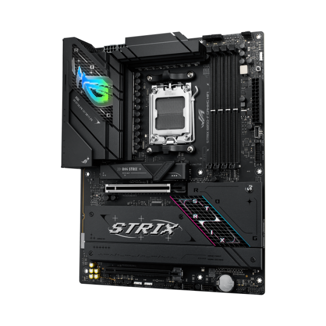 Tarjeta Madre ASUS ROG STRIX B850-F GAMING WIFI | ATX | Socket AM5 | Chipset AMD B850 | DDR5 (Hasta 256GB) | HDMI / DisplayPort | Wi-Fi 7 | Bluetooth 5.4 | Negro | ROG STRIX B850-F GAMING WIFI