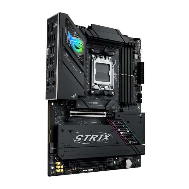 Tarjeta Madre ASUS ROG STRIX B850-F GAMING WIFI | ATX | Socket AM5 | Chipset AMD B850 | DDR5 (Hasta 256GB) | HDMI / DisplayPort | Wi-Fi 7 | Bluetooth 5.4 | Negro | ROG STRIX B850-F GAMING WIFI