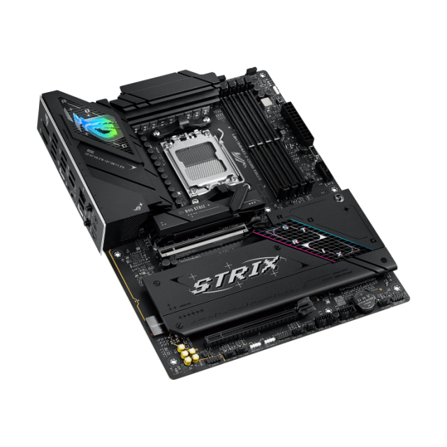 Tarjeta Madre ASUS ROG STRIX B850-F GAMING WIFI | ATX | Socket AM5 | Chipset AMD B850 | DDR5 (Hasta 256GB) | HDMI / DisplayPort | Wi-Fi 7 | Bluetooth 5.4 | Negro | ROG STRIX B850-F GAMING WIFI