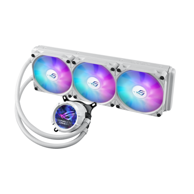 Enfriamiento Líquido ASUS ROG STRIX LC III 360 ARGB LCD | 360 mm | 800 a 2800 RPM | AM5 / AM4 | LGA 1851 / 1700 / 1200 / 115x | ARGB | Blanco | ROG STRIX LC III 360 ARGB LCD WHT