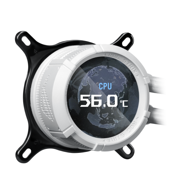 Enfriamiento Líquido ASUS ROG STRIX LC III 360 ARGB LCD | 360 mm | 800 a 2800 RPM | AM5 / AM4 | LGA 1851 / 1700 / 1200 / 115x | ARGB | Blanco | ROG STRIX LC III 360 ARGB LCD WHT