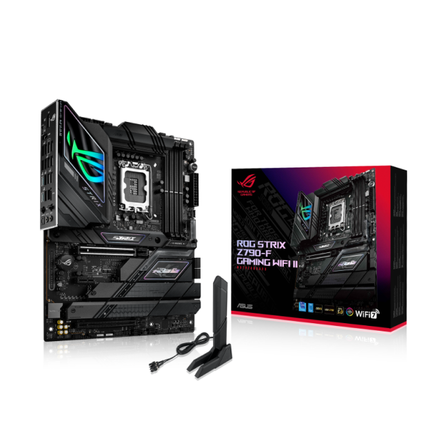 Tarjeta Madre ASUS ROG STRIX Z790-F GAMING WIFI II | Intel Z790 | LGA 1700 | ATX | DDR5 | PCIe 5.0 | WiFi 7 | 2.5 GB LAN | ROG STRIX Z790-F GAMING WIFI II