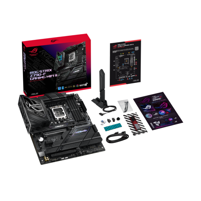 Tarjeta Madre ASUS ROG STRIX Z790-F GAMING WIFI II | Intel Z790 | LGA 1700 | ATX | DDR5 | PCIe 5.0 | WiFi 7 | 2.5 GB LAN | ROG STRIX Z790-F GAMING WIFI II