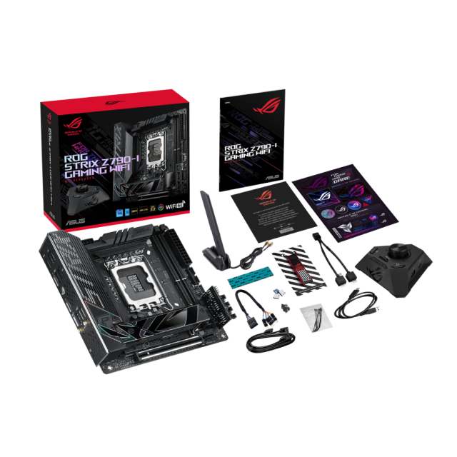 Tarjeta Madre ASUS ROG STRIX Z790-I Gaming WiFi | Mini-ITX | LGA1700 |  Intel Z790 | DDR5 Máx 96GB | HDMI / Thunderbolt | ROG STRIX Z790-I GAMING WIFI