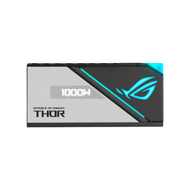 Fuente de Poder Asus ROG Thor 1000W Platinum II | 80 Plus Platinum | Pantalla OLED | Aura Sync | 24-pin ATX | ROG-THOR-1000P2-GAMING