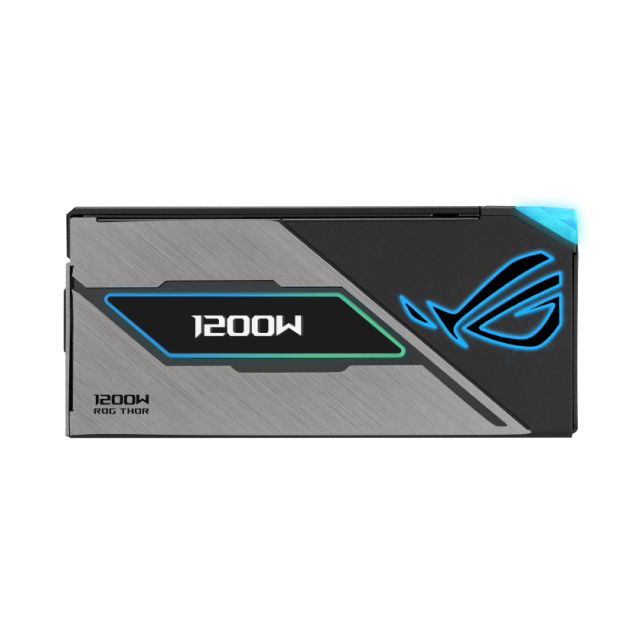 Fuente de Poder ASUS ROG Thor 1200W Platinum III | 1200W | 80 PLUS Platinum / Cybenetics Platinum | 190 mm | Full Modular | Compatible con ATX 3.1 | Pantalla Magnética OLED | Modo Turbo | Certificación Lambda A++ | ARGB | Negro | ROG-THOR-1200P3-GAMING