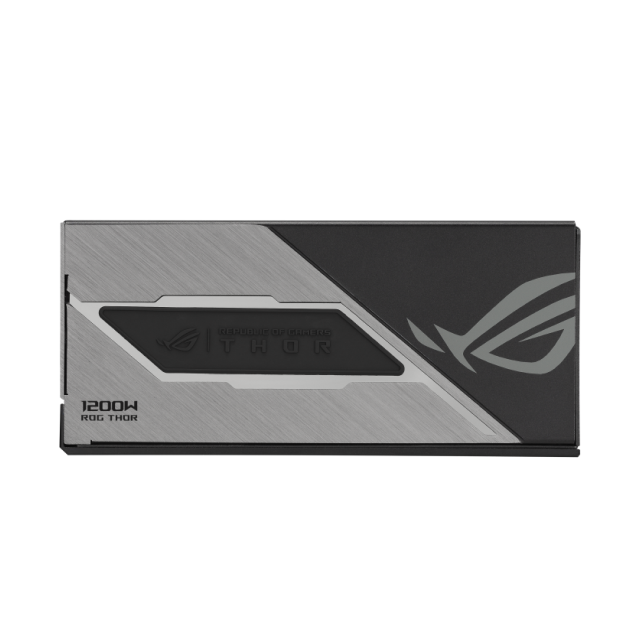 Fuente de Poder ASUS ROG Thor 1200W Platinum III | 1200W | 80 PLUS Platinum / Cybenetics Platinum | 190 mm | Full Modular | Compatible con ATX 3.1 | Pantalla Magnética OLED | Modo Turbo | Certificación Lambda A++ | ARGB | Negro | ROG-THOR-1200P3-GAMING