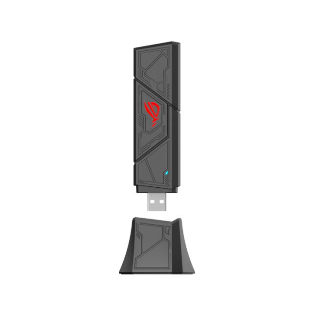 Adaptador Wi-Fi ASUS ROG USB-BE92 | Triple Banda 2.4 / 5 GHz / 6GHz | Wi-Fi 7 | USB-A / USB-C | ROG USB-BE92
