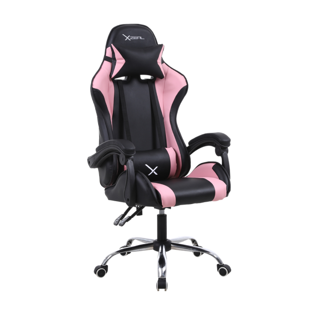 Silla Gamer Xzeal - XZ05P - Rosa/Negro - 120Kg - XZSXZ05P