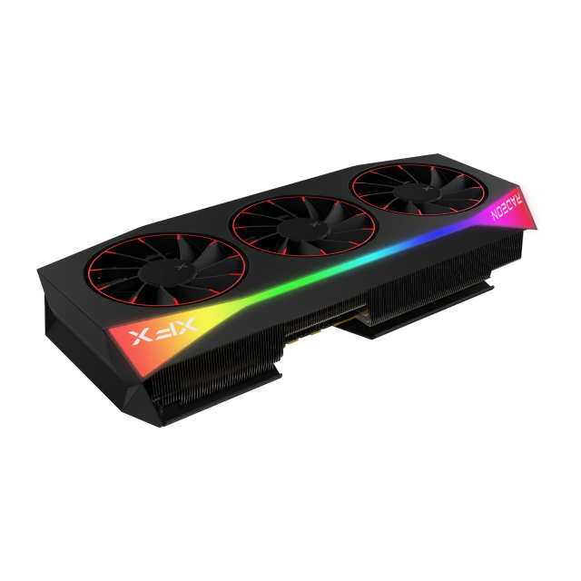Tarjeta de Video XFX Mercury AMD Radeon RX 9070XT OC Magnetic Air Edition | 16GB GDDR6 | PCI Express 5.0 | 256 Bits | RGB | Negro | RX-97TMARGB9