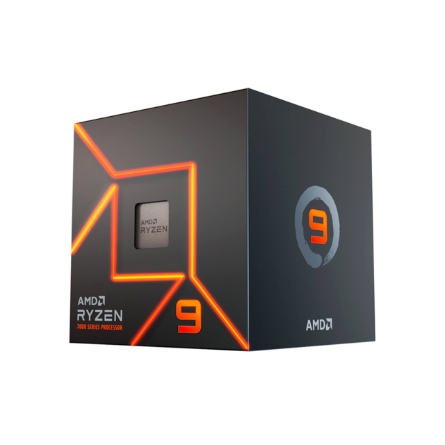 Procesador AMD Ryzen 9 7900 | AM5 | 12 núcleos/24 hilos | 3.7 GHz (5.4 GHz Boost) | 100-100000590BOX