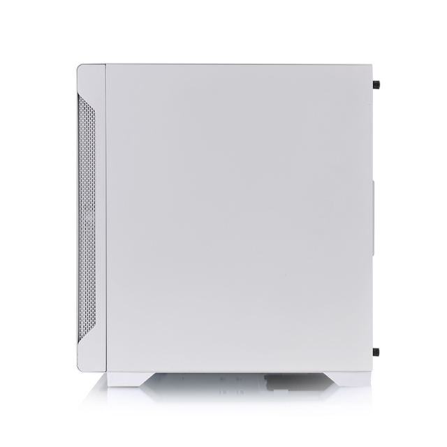 Gabinete Thermaltake S100 TG Snow Edition | Micro Torre: Mini ATX - Mini ITX | Cristal Templado | 1 Ventilador 120mm Preinstalado | Color Blanco | CA-1Q9-00S6WN-00