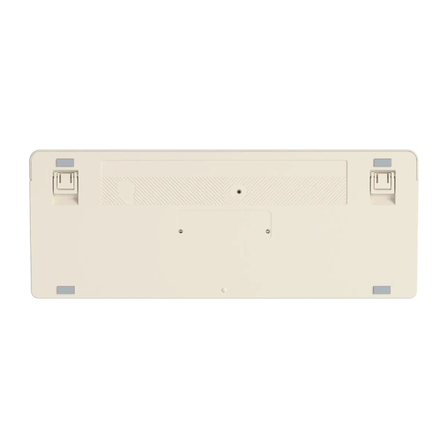 Teclado de Membrana Inalámbrico AULA Wind S99 PRO | Completo / 100% | Pantalla LED | Perilla Multimedia | 2.4 GHz / Bluetooth 5.0 / USB | Español | RGB | Blanco / Marrón / Azul | S99PRO RETRO GRAY (LIGHT CREAM + NAVY + BROWN)