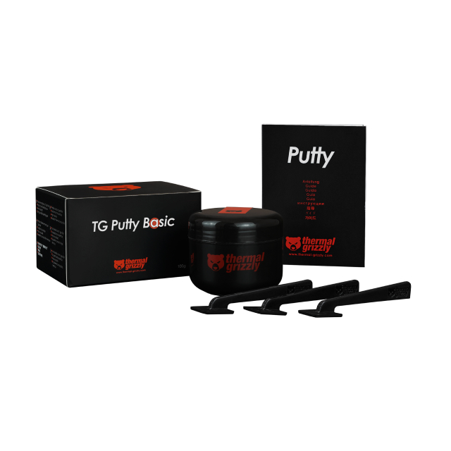 Pasta Térmica Thermal Grizzly TG Putty Basic | 100 g | -40°C a 120°C | Rosa Pastel | Alternativa a Thermal Pads | TG-P-B-100-R