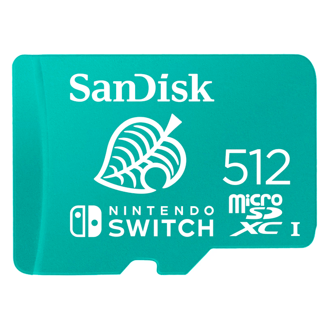 Memoria Micro SD SanDisk para Nintendo Switch | 512GB | Animal Crossing Edition