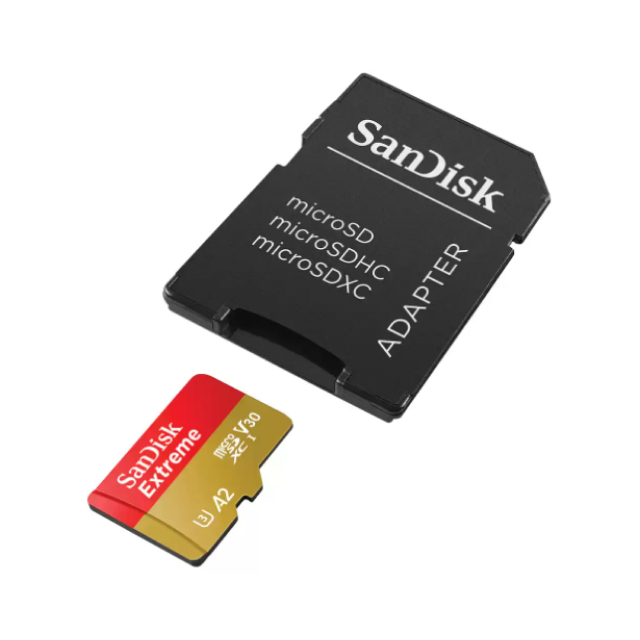 Memoria microSDXC SanDisk Extreme | 128GB | UHS-I U3 Clase 10 | Clase V30 | A2 | 190MB/s Lectura | 90MB/s Escritura | Incluye Adaptador | SDSQXAA-128G-GN6MA