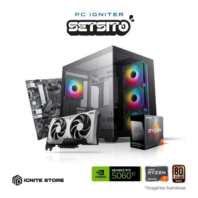 Pc Igniter Setsito - R7 5700X + 5060 ti