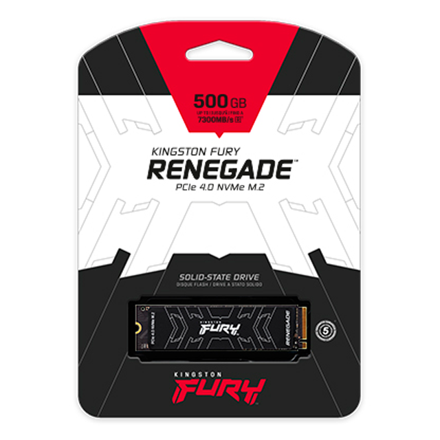 SSD NVME KINGSTON FURY RENEGADE 500GB M.2 - SFYRS/500G