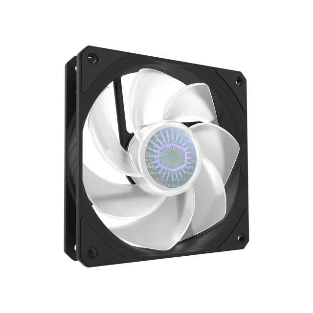 Ventilador CoolerMaster Sickleflow 120 ARGB Reverse Edition | 120mm | 650-1800 RPM | 8 - 27 dBA | ARGB | MFX-B2DR-18NPA-R1