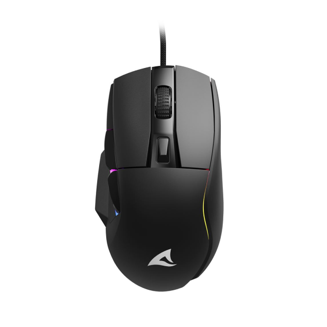 Mouse Gamer Sharkoon Skiller SGM35 Black | Conexión Alámbrica | 400-6400 DPI | Sensor Óptico | RGB | Color Negro | M-SGM35B 