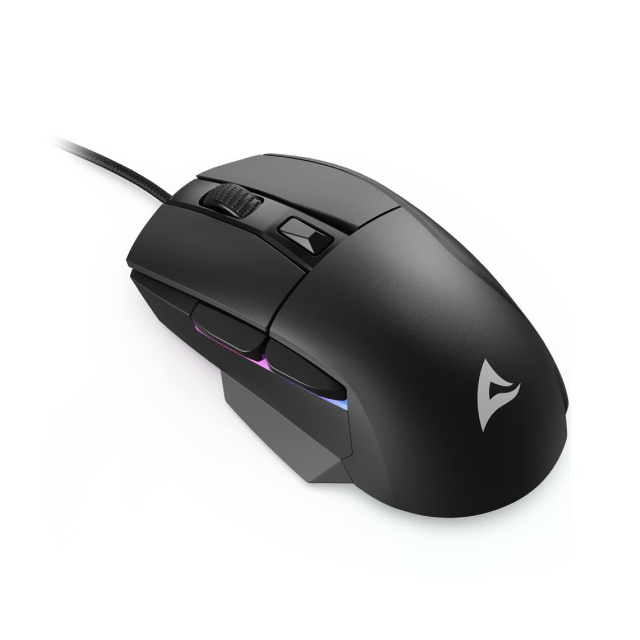 Mouse Gamer Sharkoon Skiller SGM35 Black | Conexión Alámbrica | 400-6400 DPI | Sensor Óptico | RGB | Color Negro | M-SGM35B 