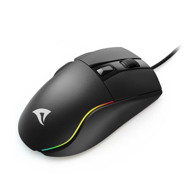 Mouse Gamer Sharkoon Skiller SGM35 Black | Conexión Alámbrica | 400-6400 DPI | Sensor Óptico | RGB | Color Negro | M-SGM35B 