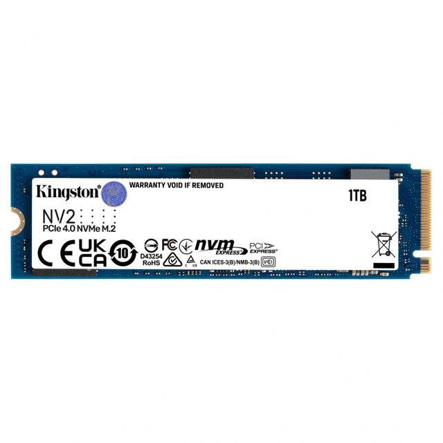 UNIDAD SSD KINGSTON NV2 1TB M.2 2280 NVME 3500MB/S - SNV2S/1000G