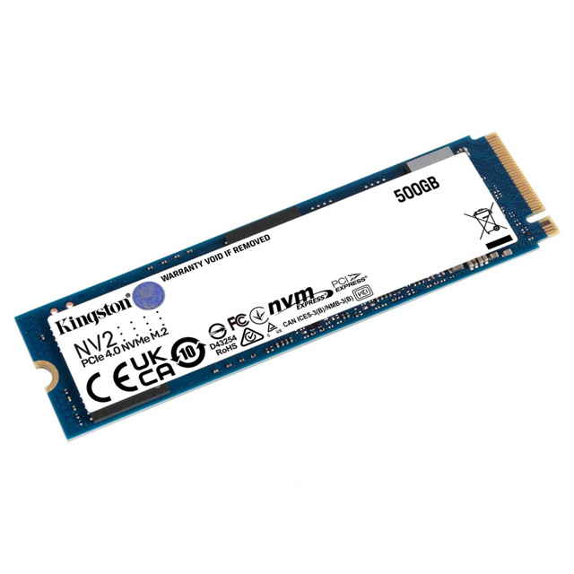 UNIDAD SSD KINGSTON NV2 500GB M.2 2280 NVME 3500MB/S - SNV2S/500G