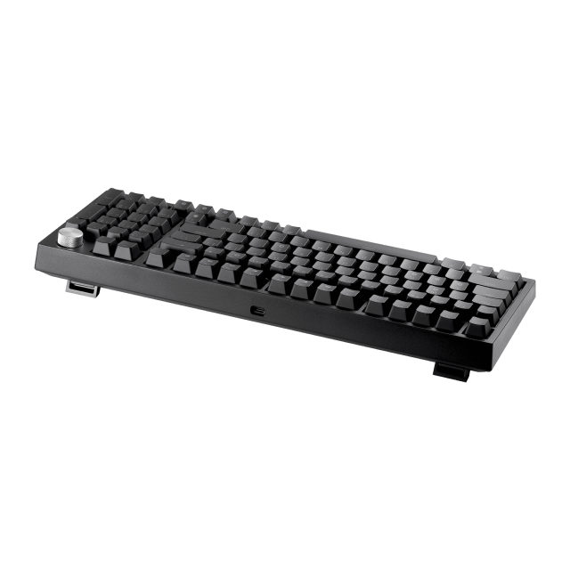 Teclado Mecánico Alámbrico ADATA XPG SORCERER | 96% | Switch XPG Red | Perilla de Volumen | Cable USB-C Desmontable | Inglés | RGB | Negro | SORCERERRD-BKCES