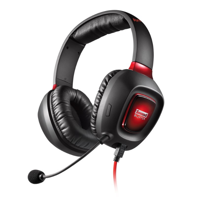 DIADEMA CREATIVE LAB SOUNDBLASTER TACTIC 3D V 2.0 RAGE PC|SERIES X|PS|SWITCH|MOVIL 3.5mm/USB / 70GH023000004