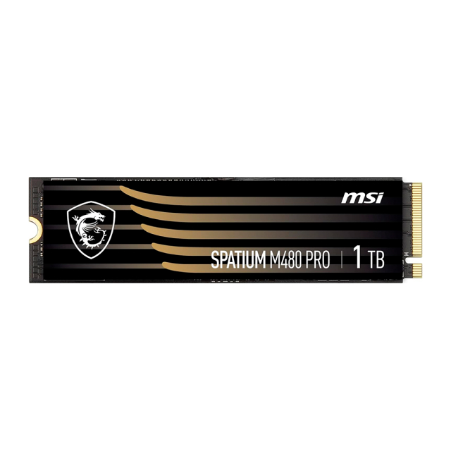Unidad SSD MSI SPATIUM M480 PRO | 1TB | M.2 | PCIe 4 | NVMe 1.4 | 7400 MB/s Lectura | 6000 MB/s Escritura | SPATIUM M480 PRO PCIe 4.0 NVMe M.2