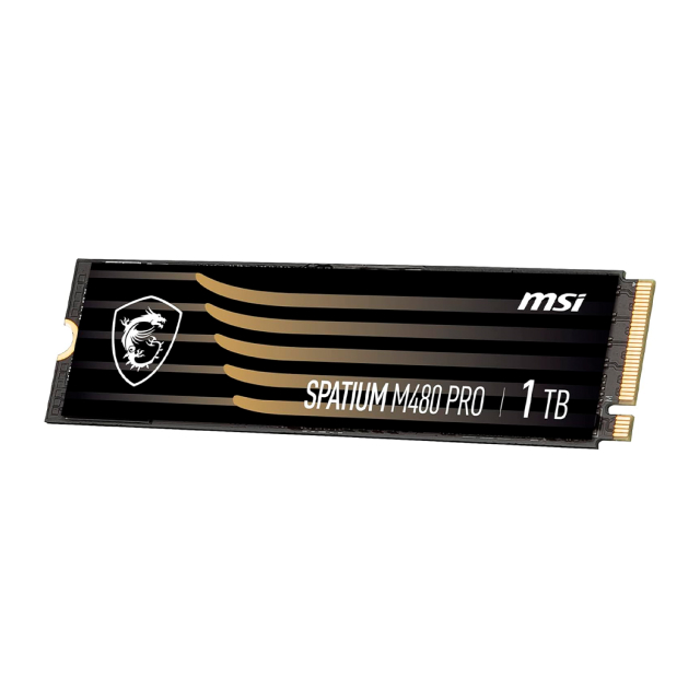Unidad SSD MSI SPATIUM M480 PRO | 1TB | M.2 | PCIe 4 | NVMe 1.4 | 7400 MB/s Lectura | 6000 MB/s Escritura | SPATIUM M480 PRO PCIe 4.0 NVMe M.2